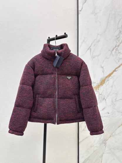 Pra NEW Knitted down jacket