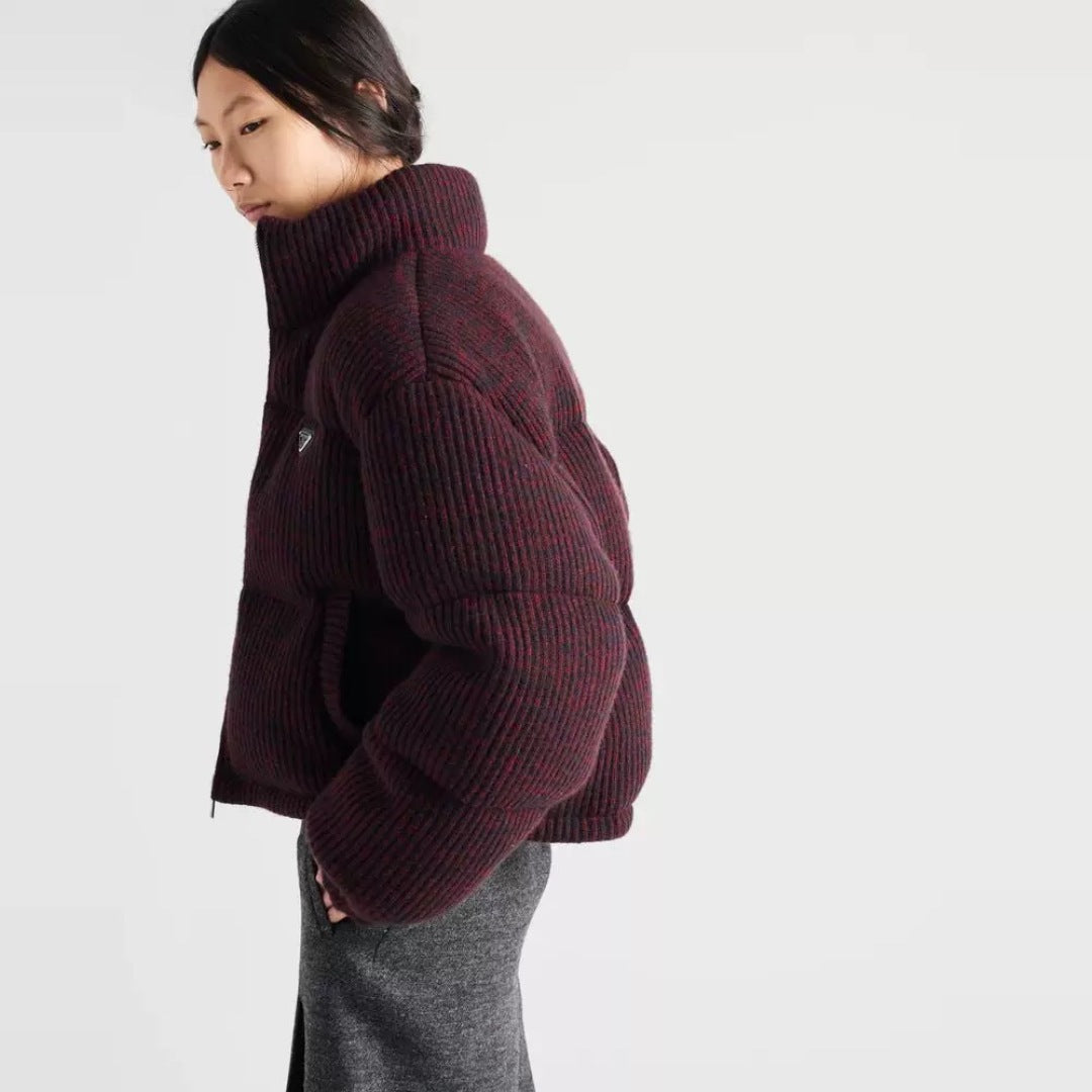 Pra NEW Knitted down jacket