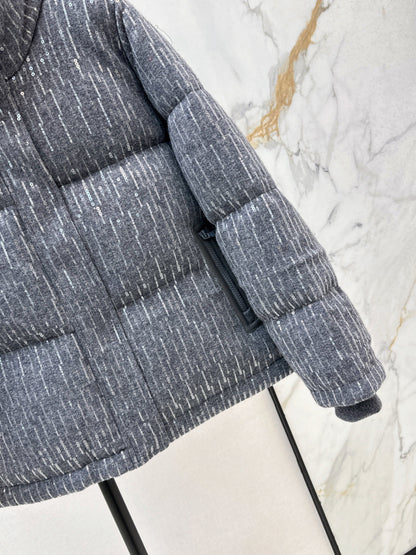 Brun NEW Wool down jacket