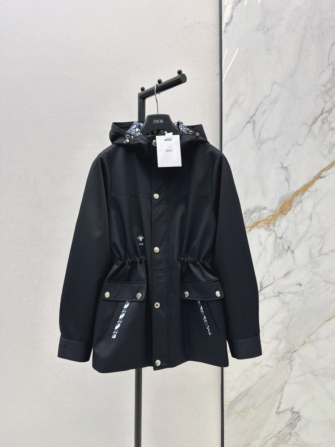 CD NEW Hooded trench coat