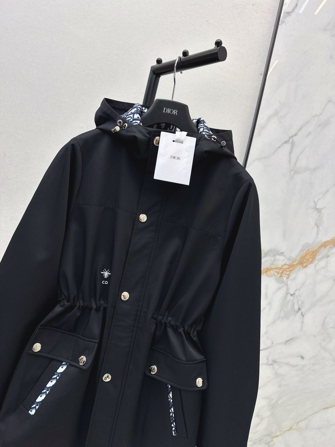 CD NEW Hooded trench coat