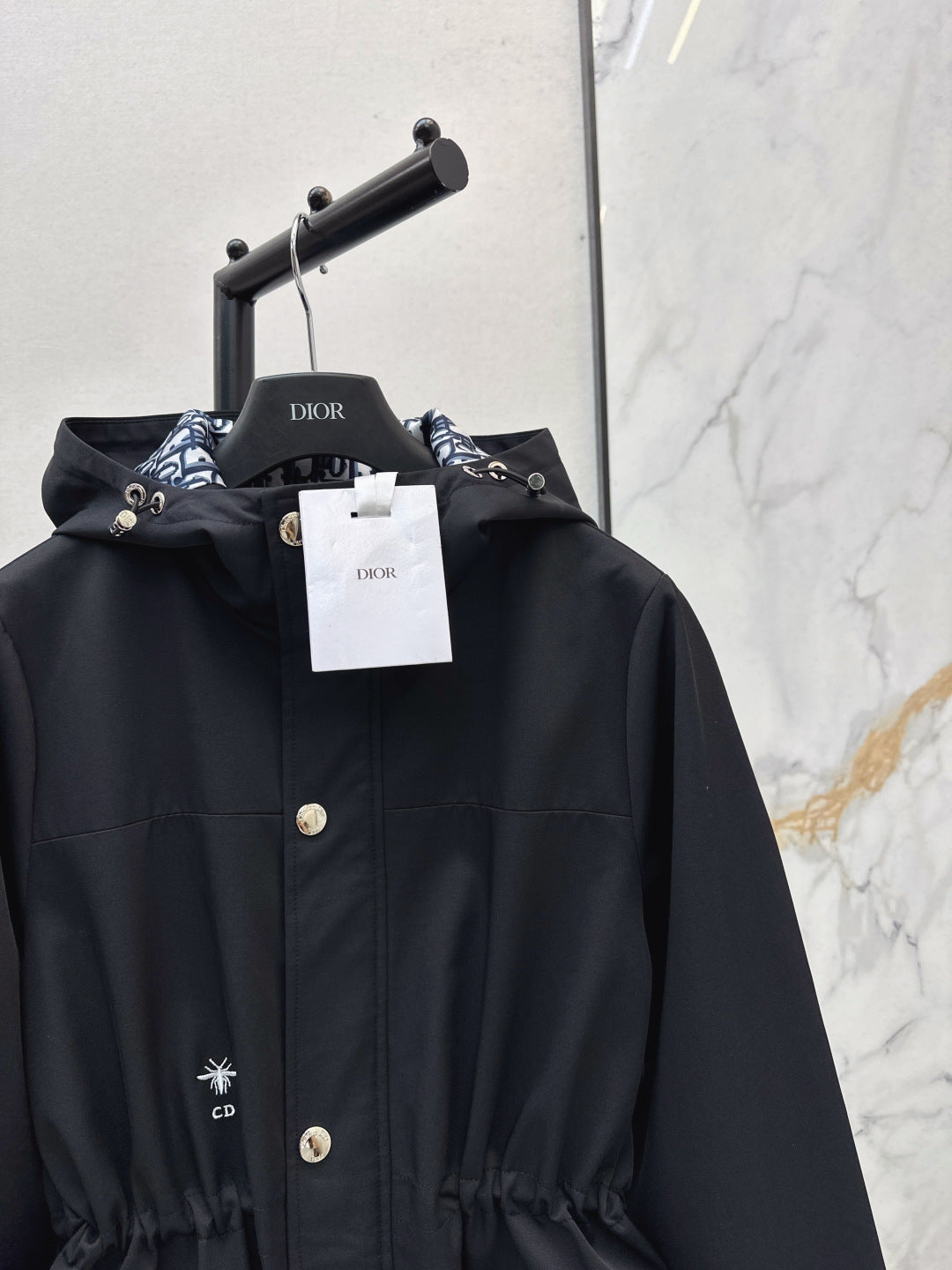 CD NEW Hooded trench coat