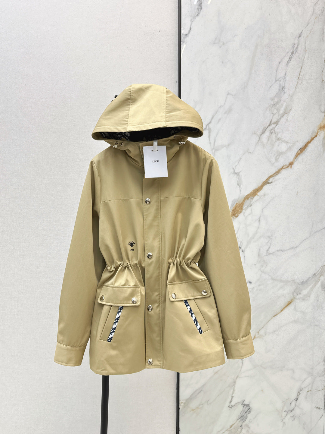 CD NEW Hooded trench coat