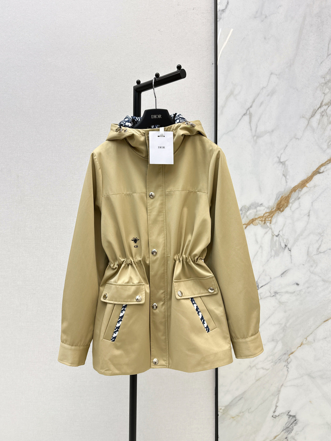 CD NEW Hooded trench coat