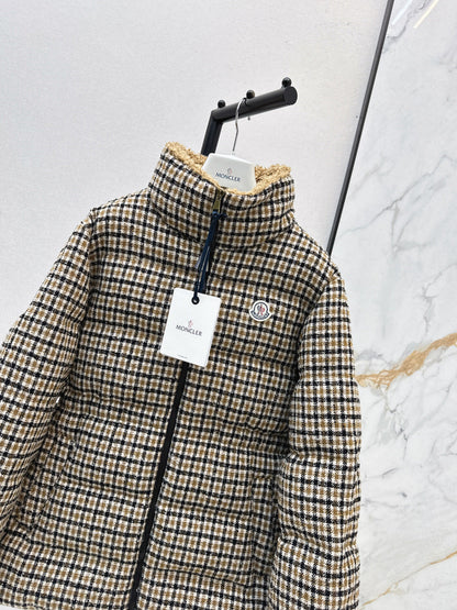 Monc NEW houndstooth down jacket