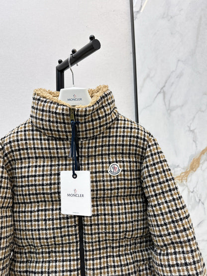 Monc NEW houndstooth down jacket