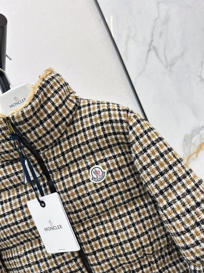 Monc NEW houndstooth down jacket
