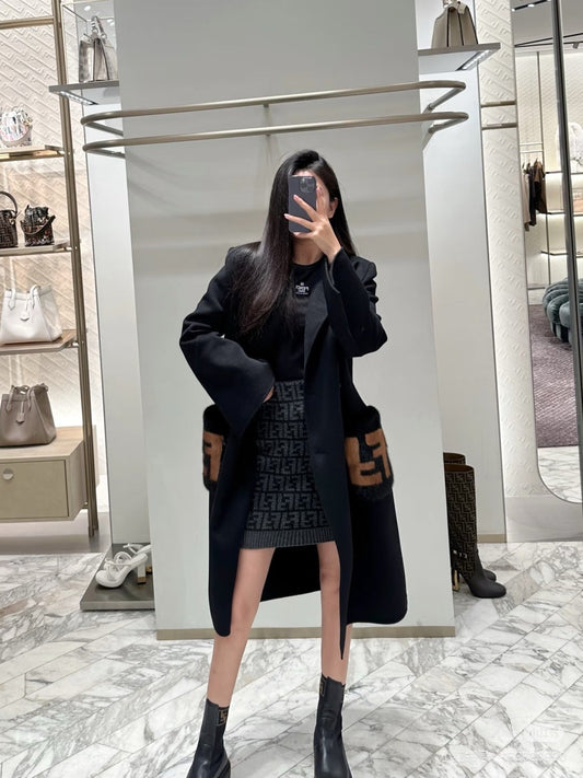Fend NEW cashmere overcoats