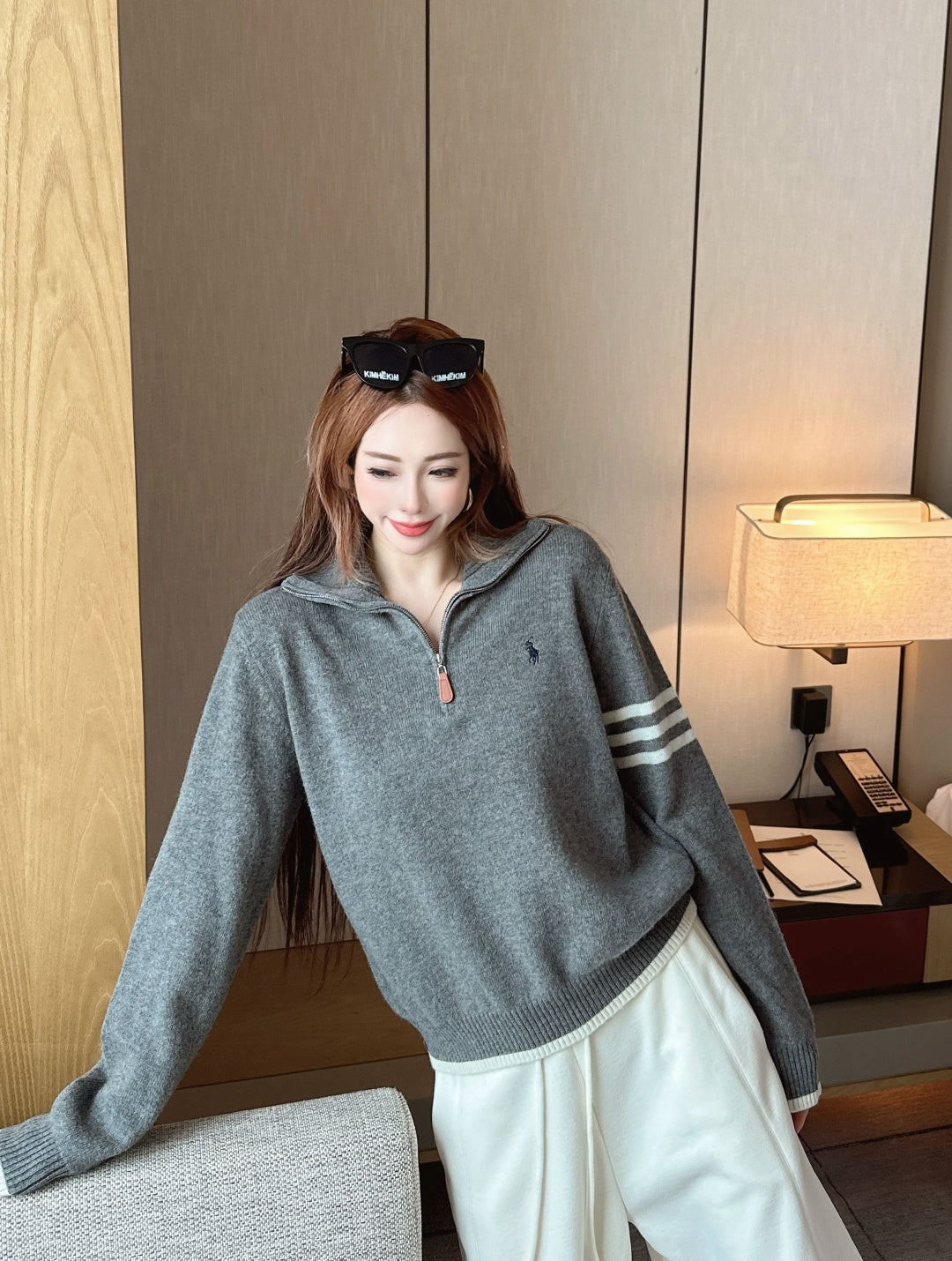 Ral NEW Half-open sweater