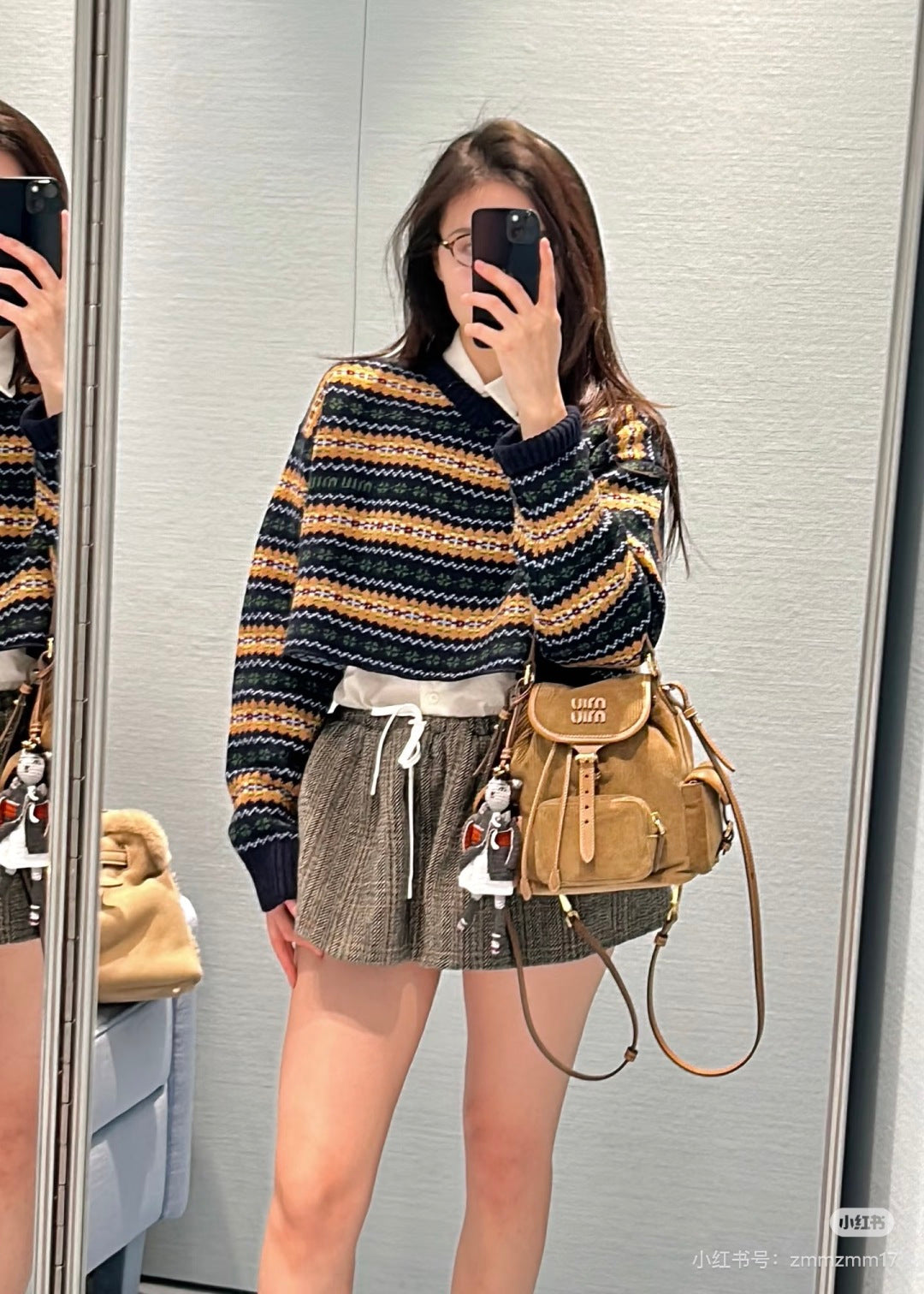 Miu NEW jacquard sweater