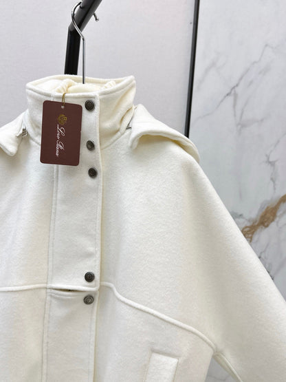 Loro NEW Hooded  woolen coat