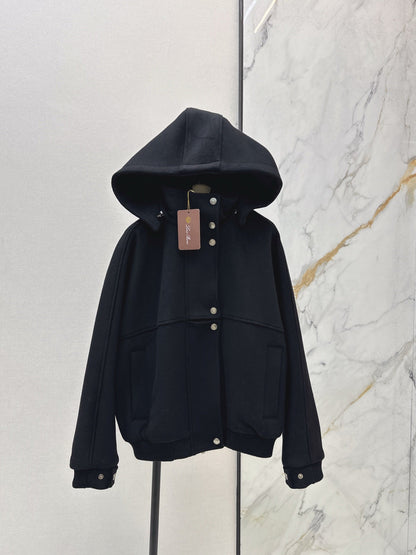 Loro NEW Hooded  woolen coat