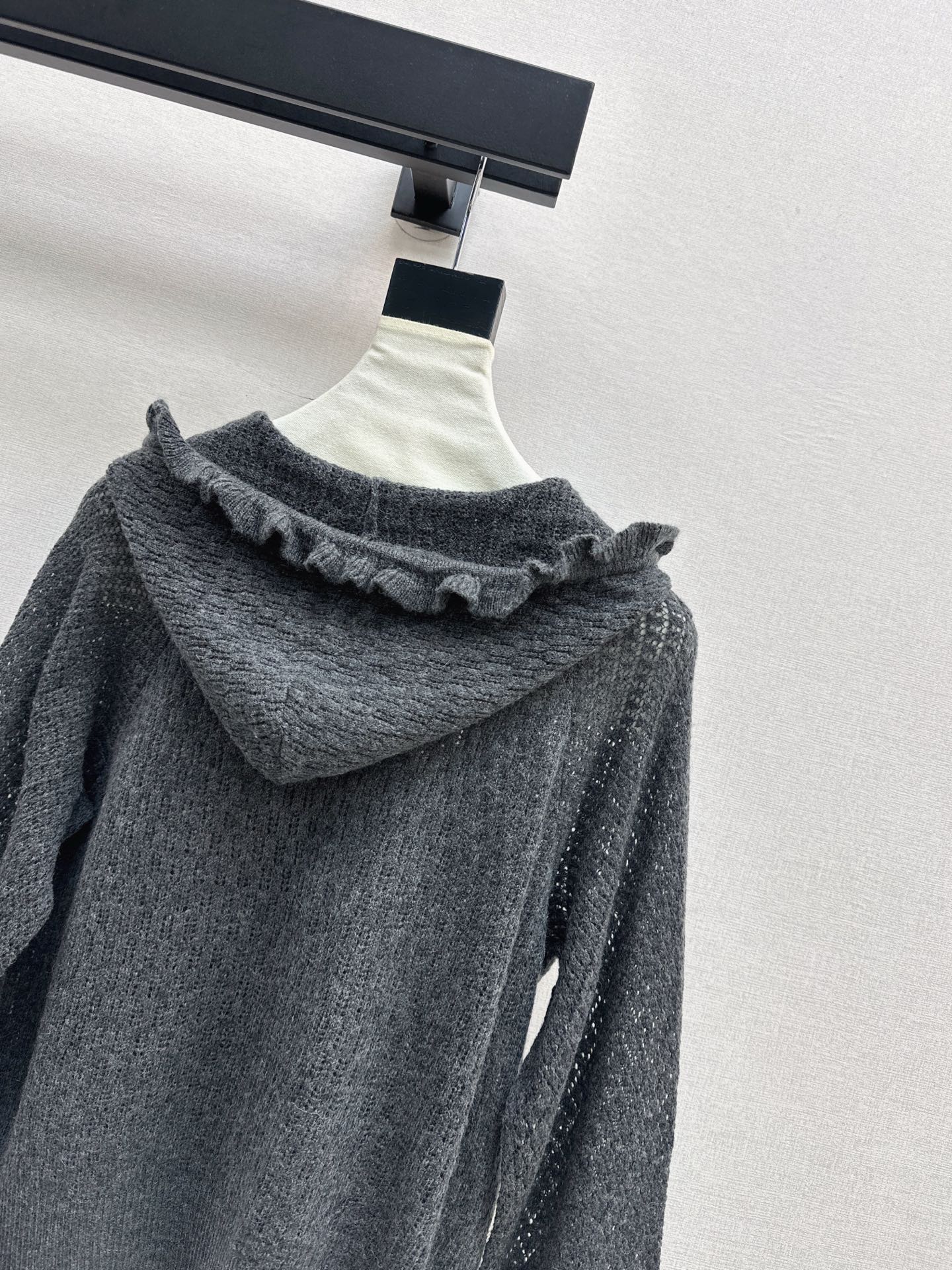 CD NEW Hooded Knit Cardigan