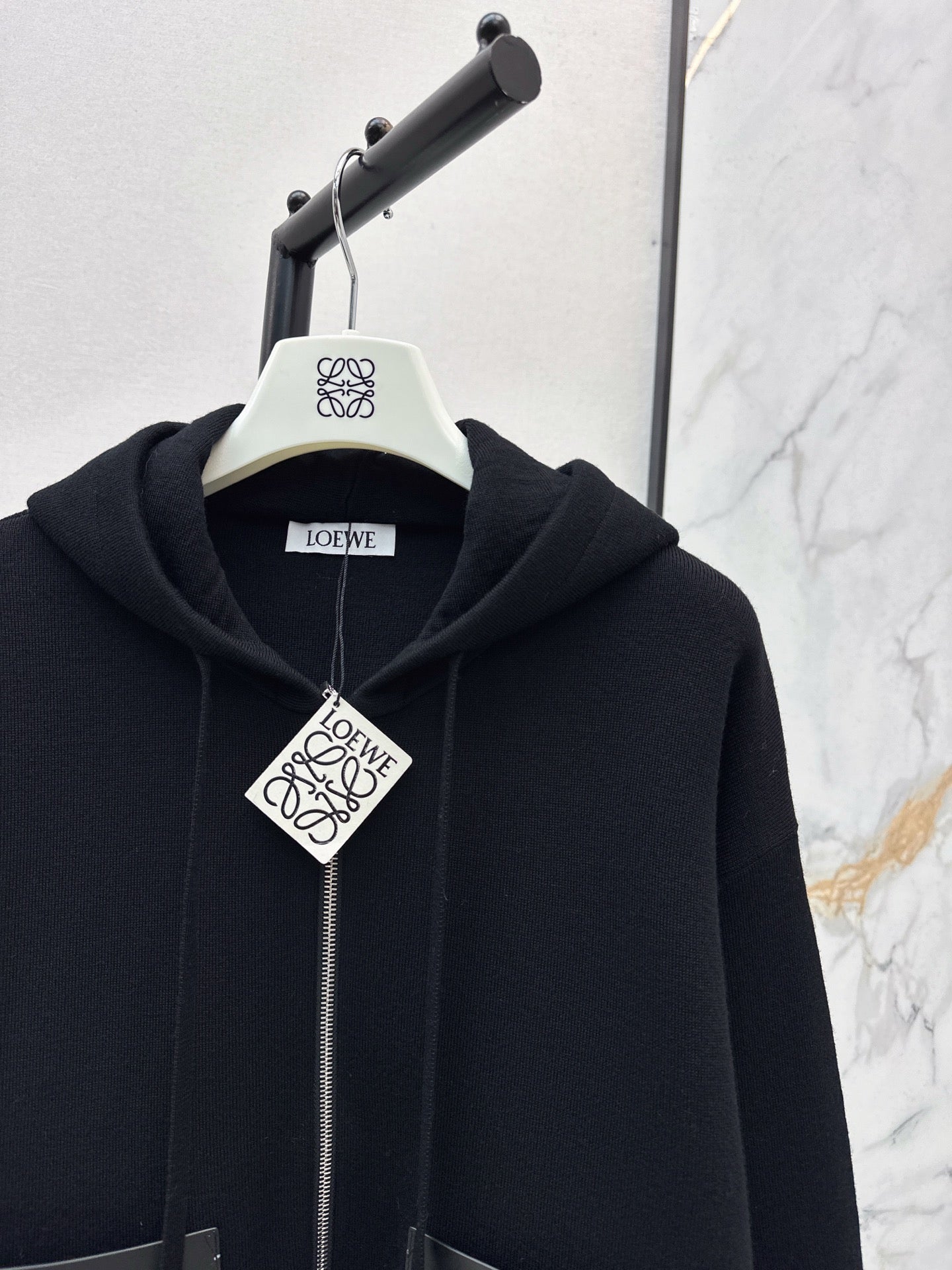 Loe NEW Zipper wool cardigan