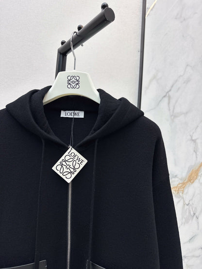 Loe NEW Zipper wool cardigan