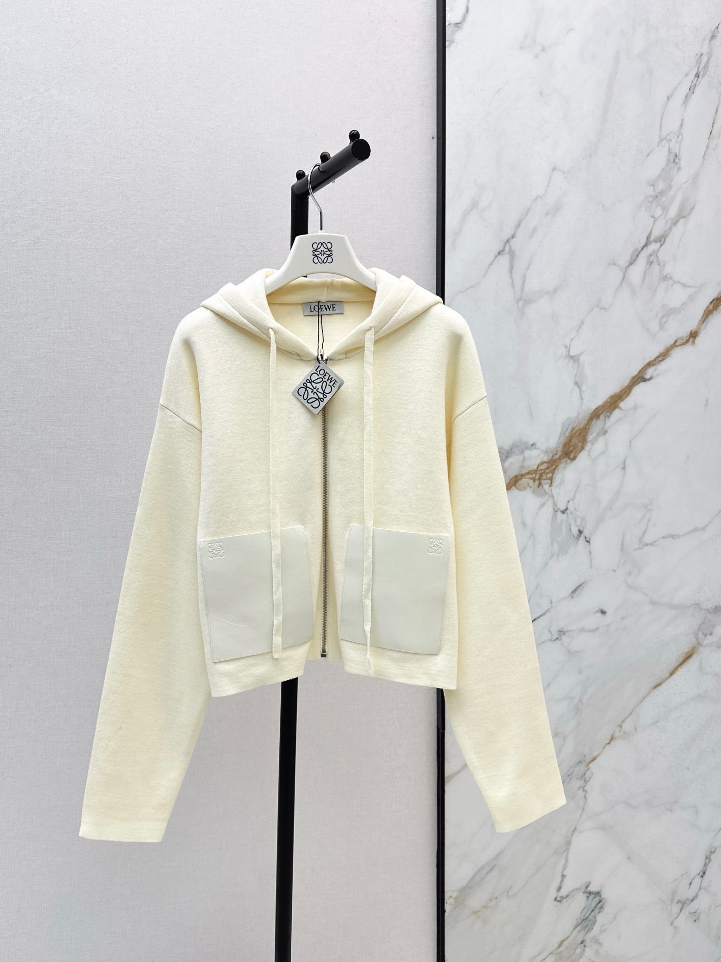 Loe NEW Zipper wool cardigan