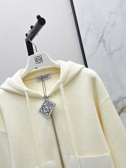 Loe NEW Zipper wool cardigan