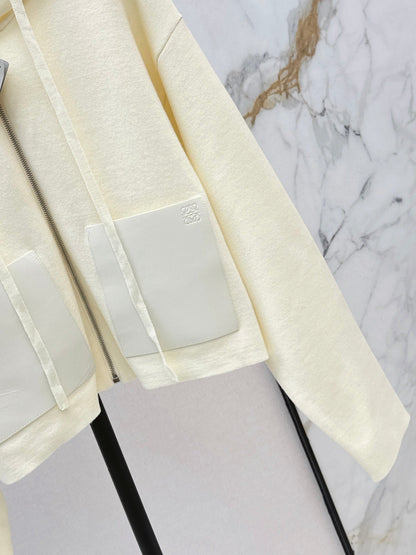 Loe NEW Zipper wool cardigan