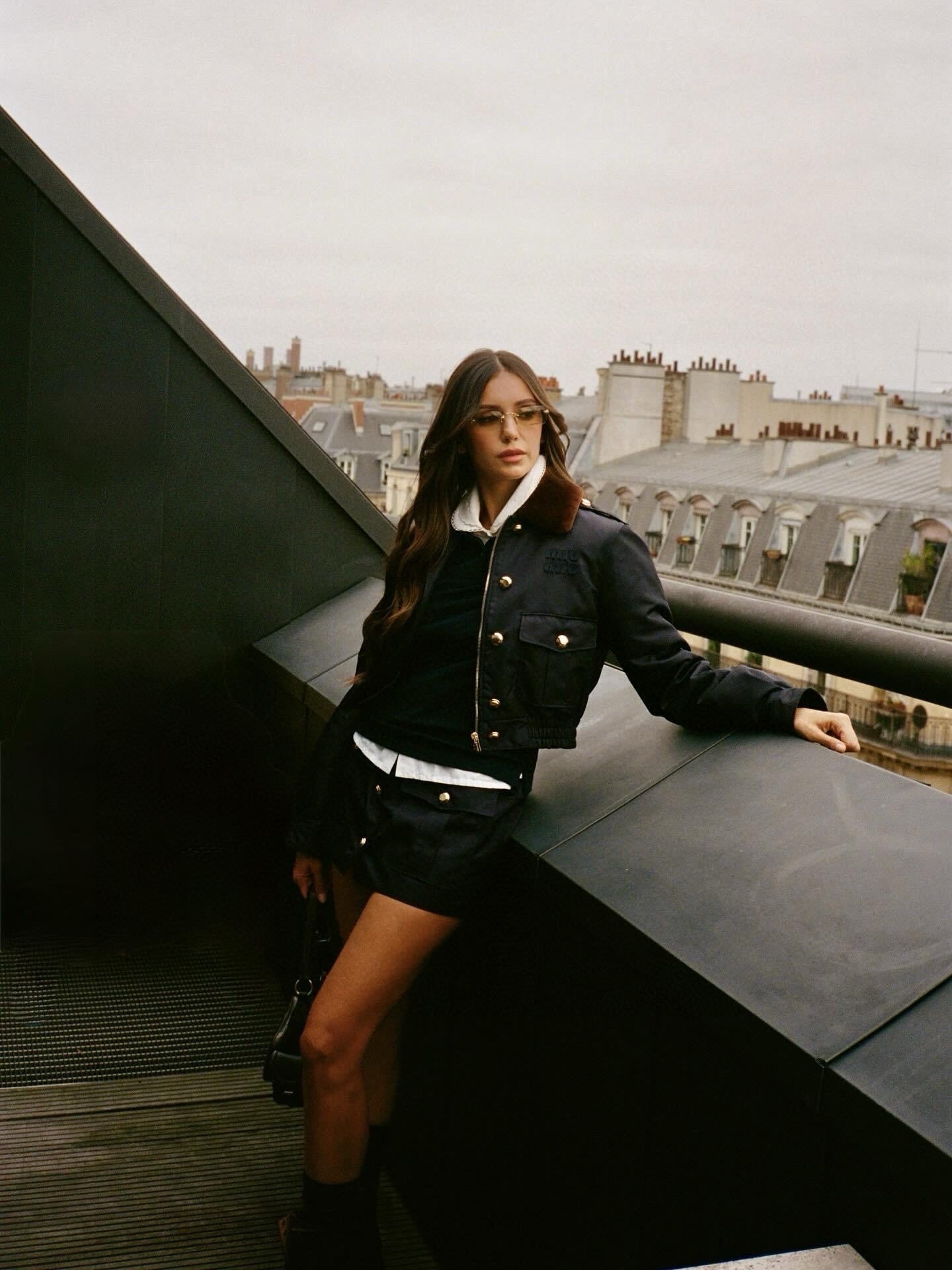 Miu NEW Waist-cinching jacket