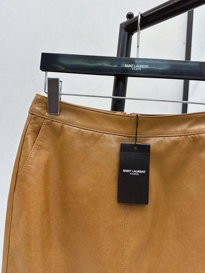 Sanit NEW Lambskin skirt