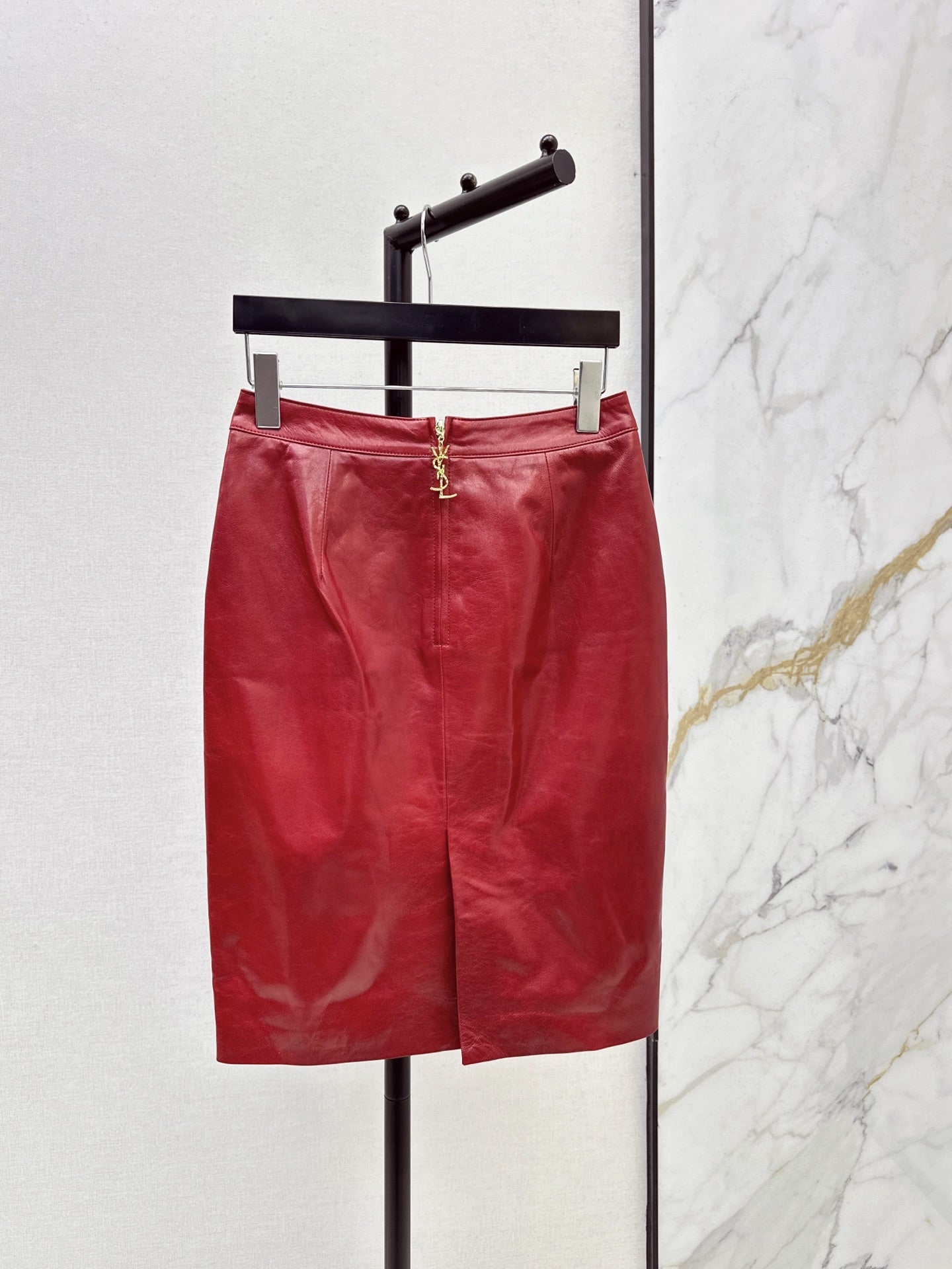 Sanit NEW Lambskin skirt