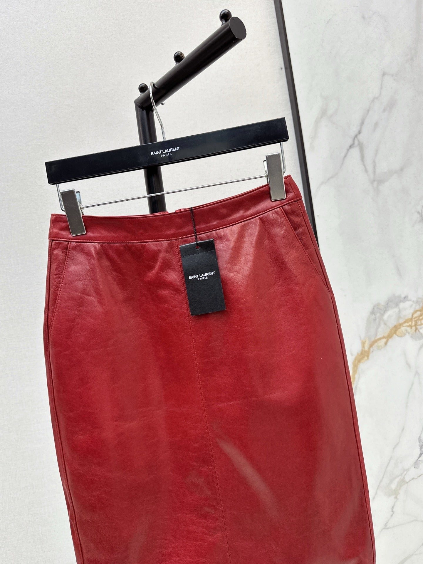 Sanit NEW Lambskin skirt