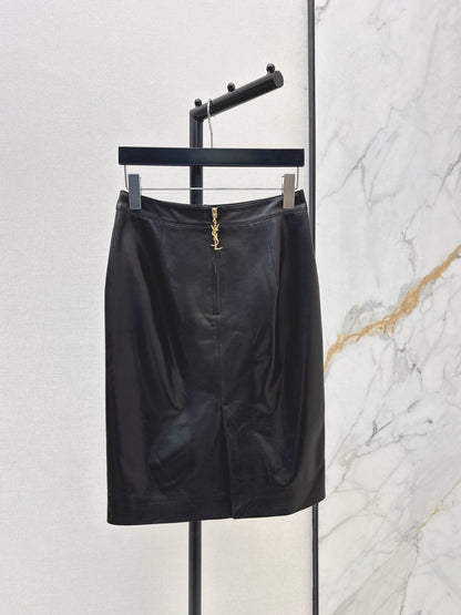 Sanit NEW Lambskin skirt