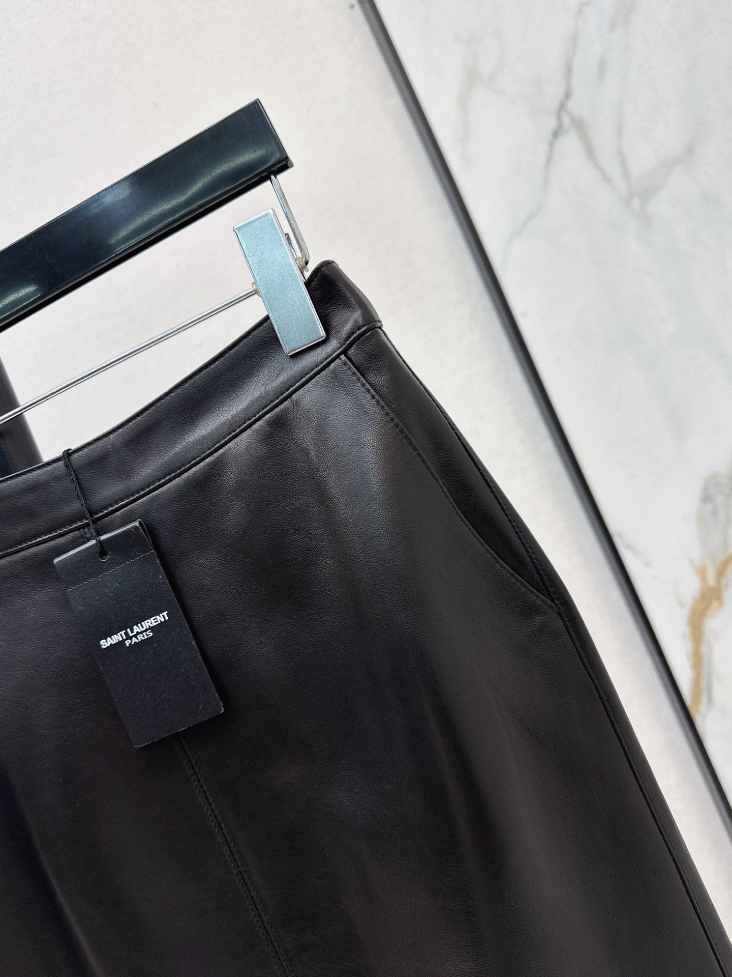 Sanit NEW Lambskin skirt