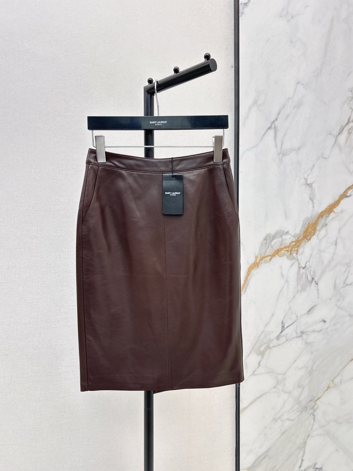Sanit NEW Lambskin skirt