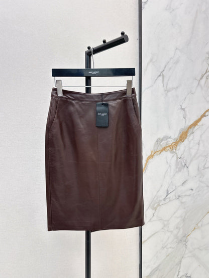 Sanit NEW Lambskin skirt