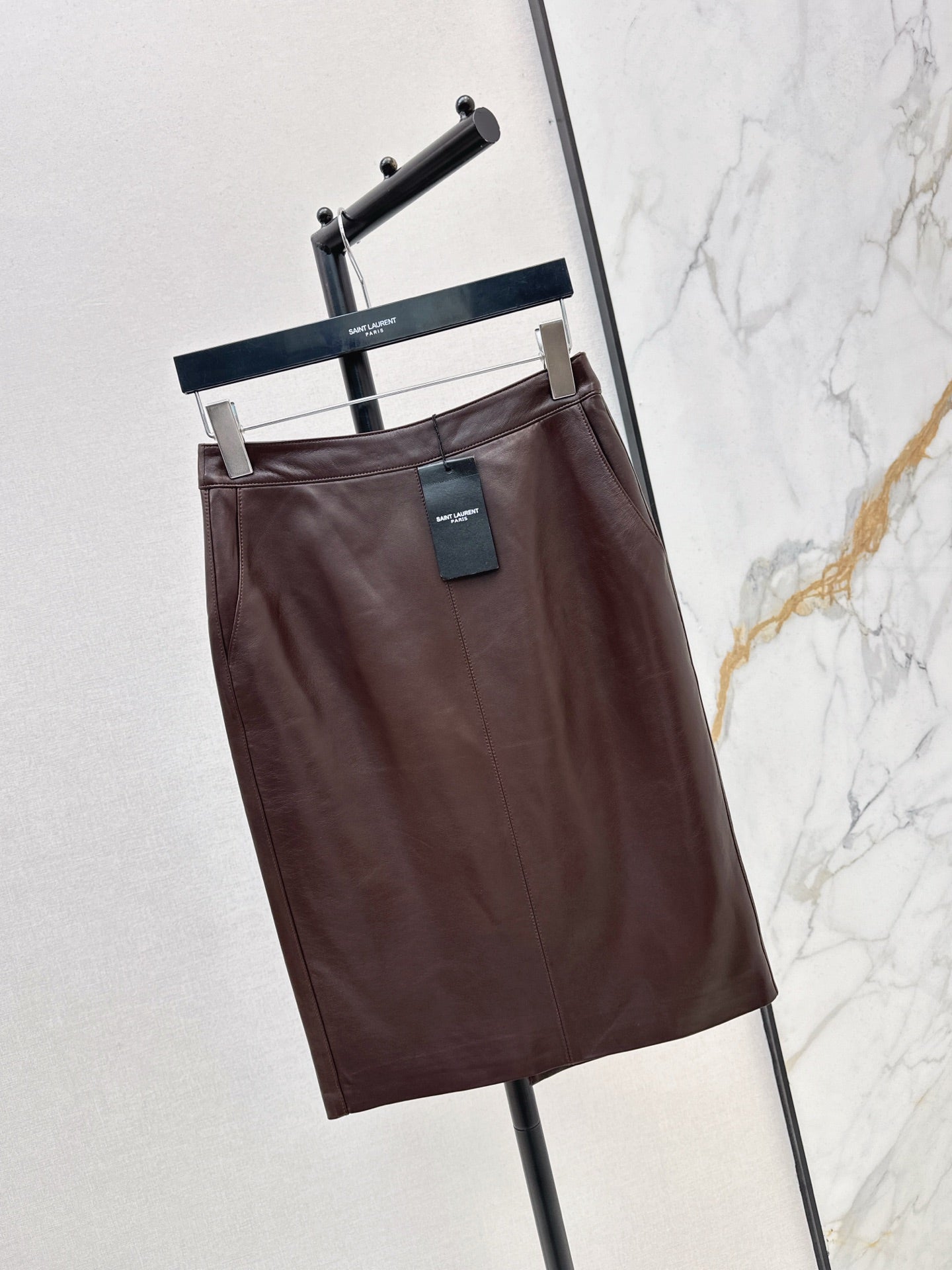 Sanit NEW Lambskin skirt