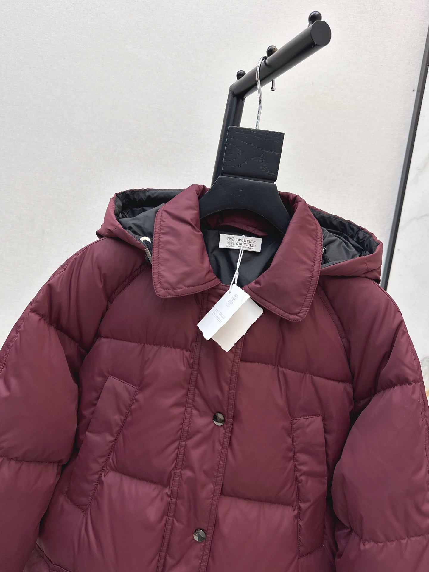 Brune NEW Hooded down jacket
