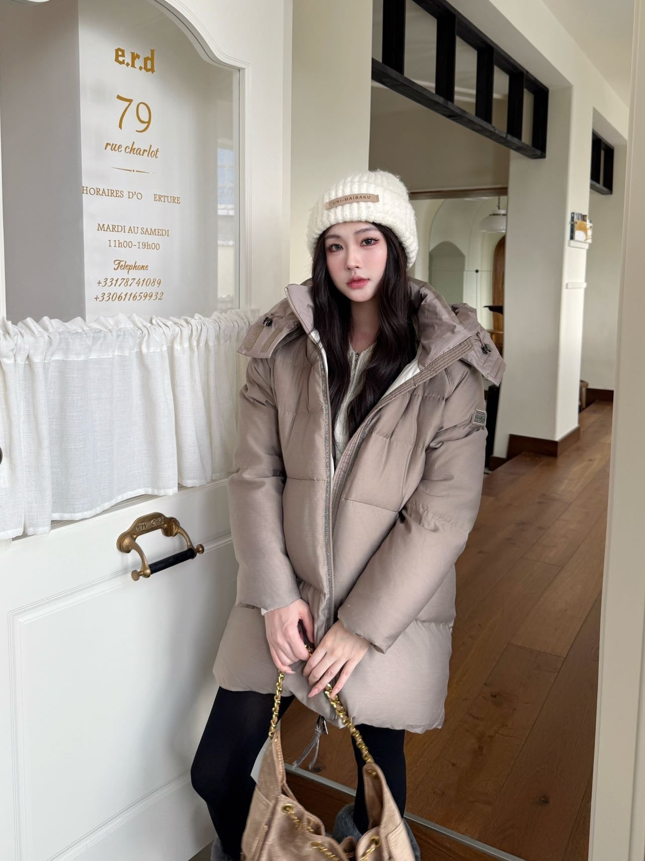 Brune NEW Detachable down jacket