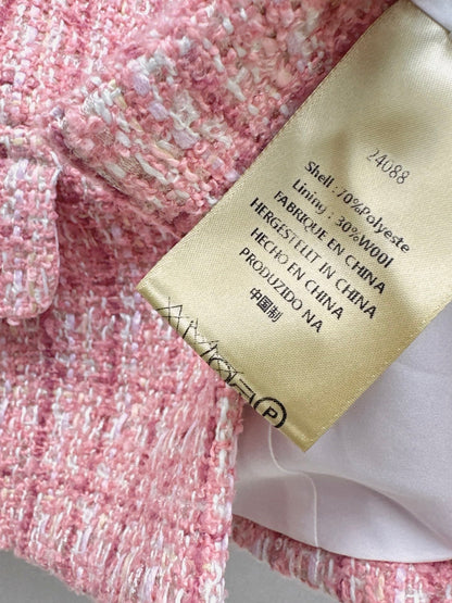 Chan NEW Woven coat and skirt set