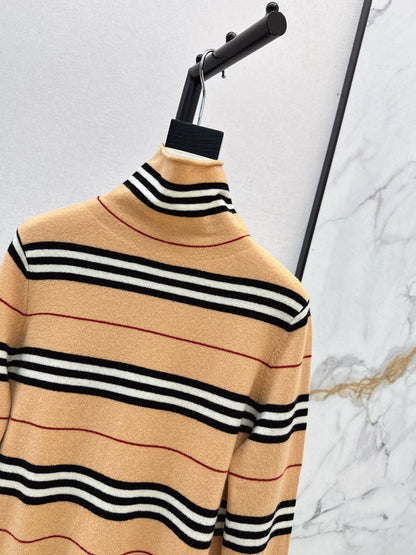 Bur NEW Striped turtleneck base layer