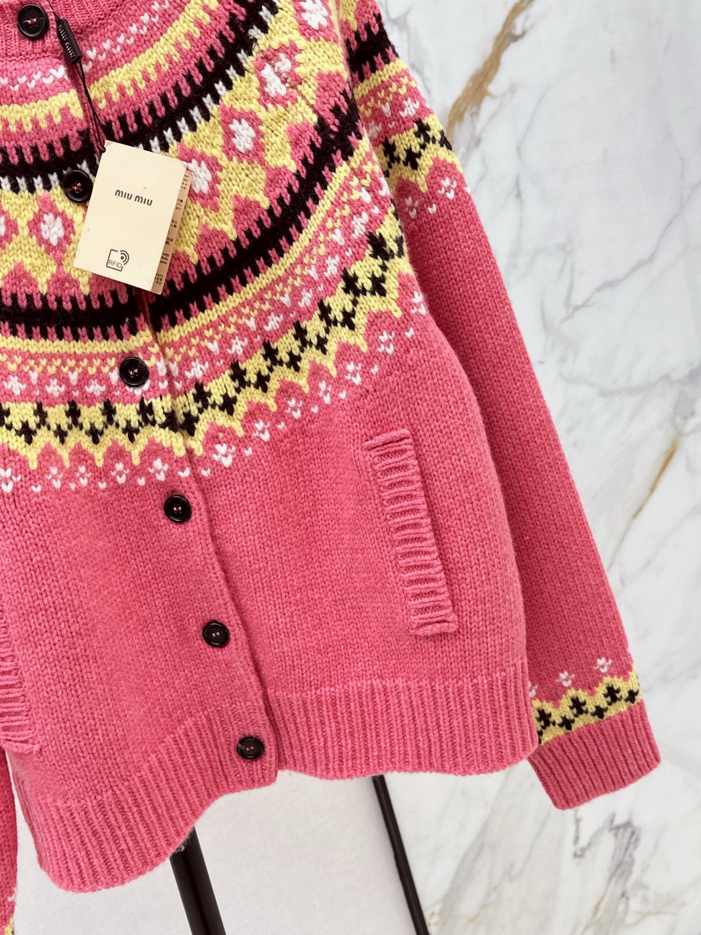 Miu NEW Jacquard cardigan