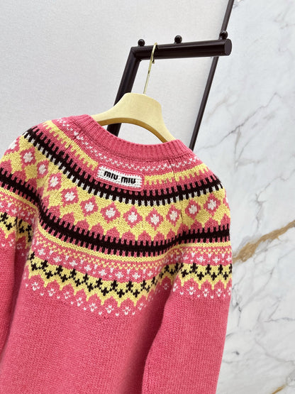 Miu NEW Jacquard cardigan