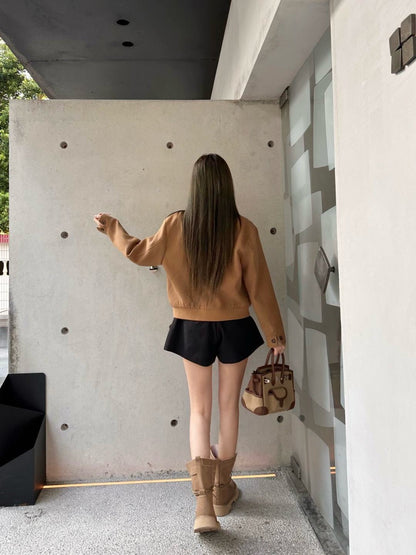 Miu NEW Letter Embroidered Jacket