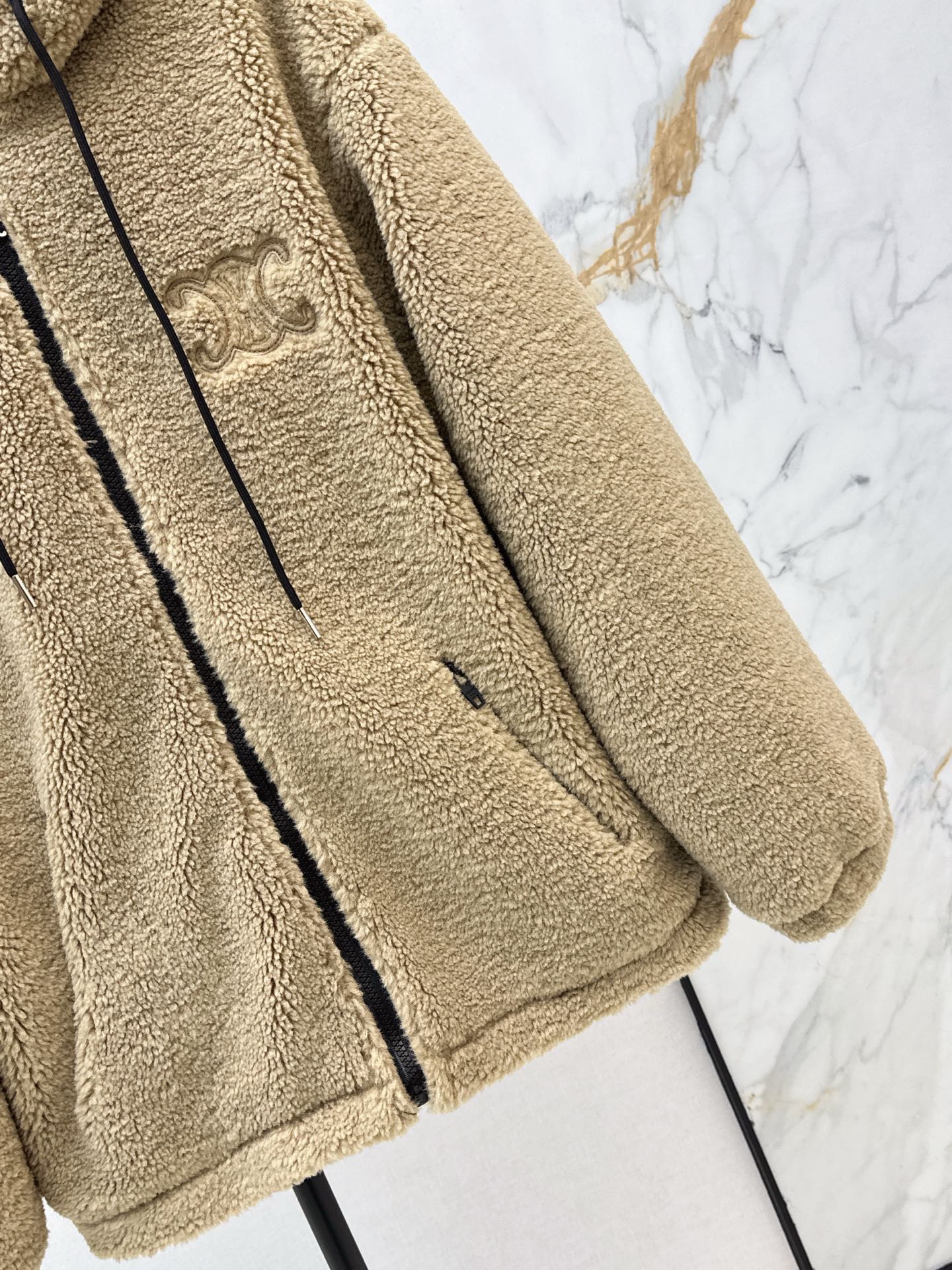 Ce1i NEW Hooded fleece jacket