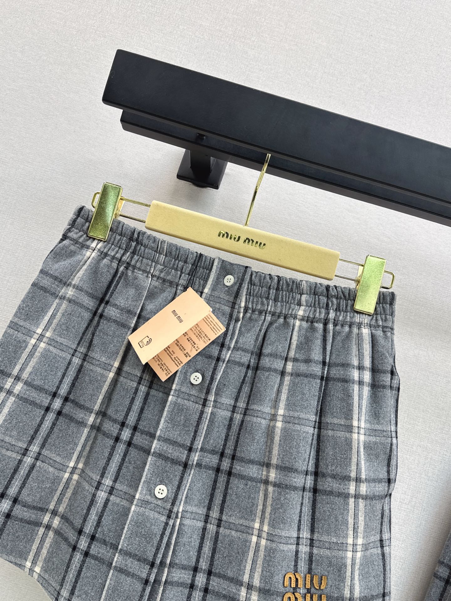 CD NEW plaid skirt