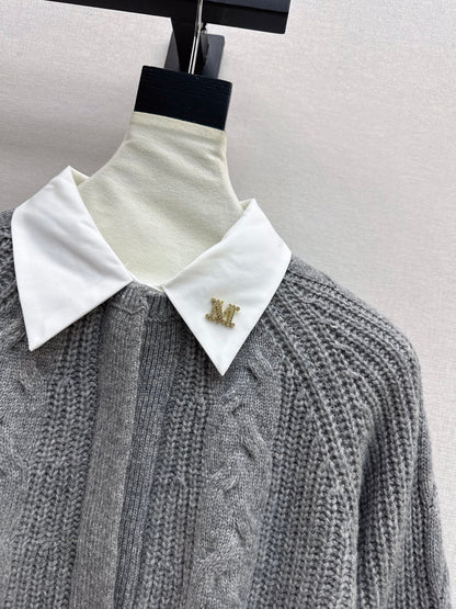 Max NEW Knitted Faux Two-Piece Sweater