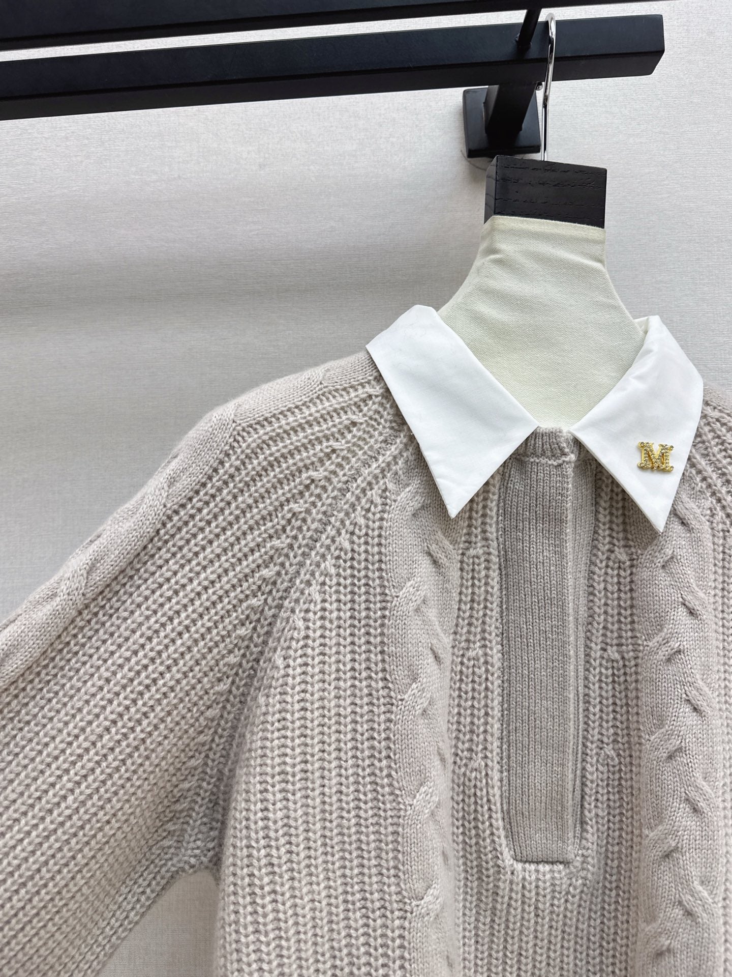 Max NEW Knitted Faux Two-Piece Sweater