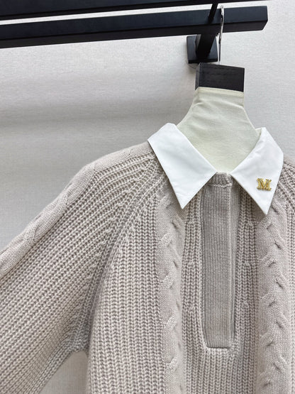 Max NEW Knitted Faux Two-Piece Sweater