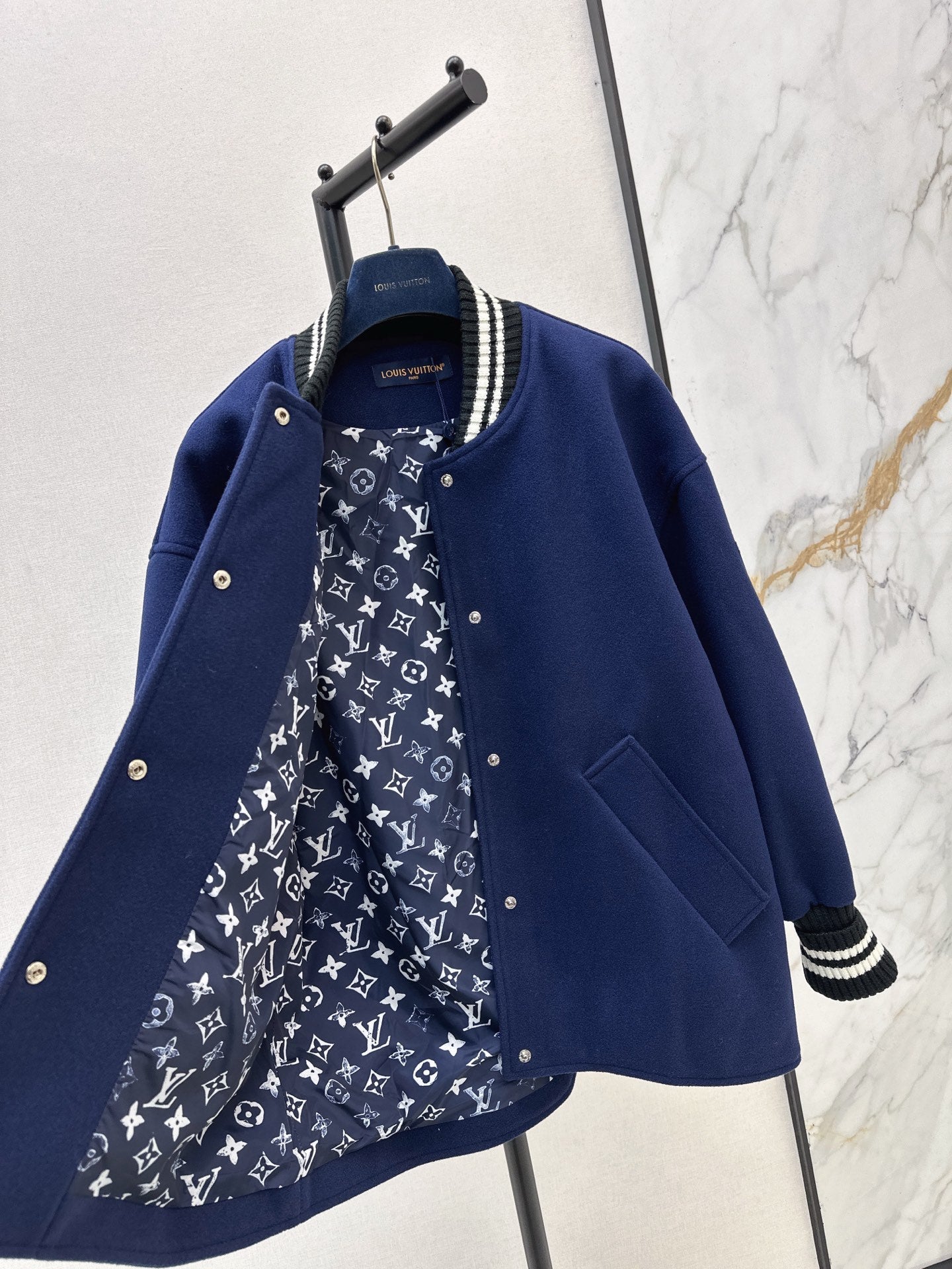 Louis NEW badge print jacket