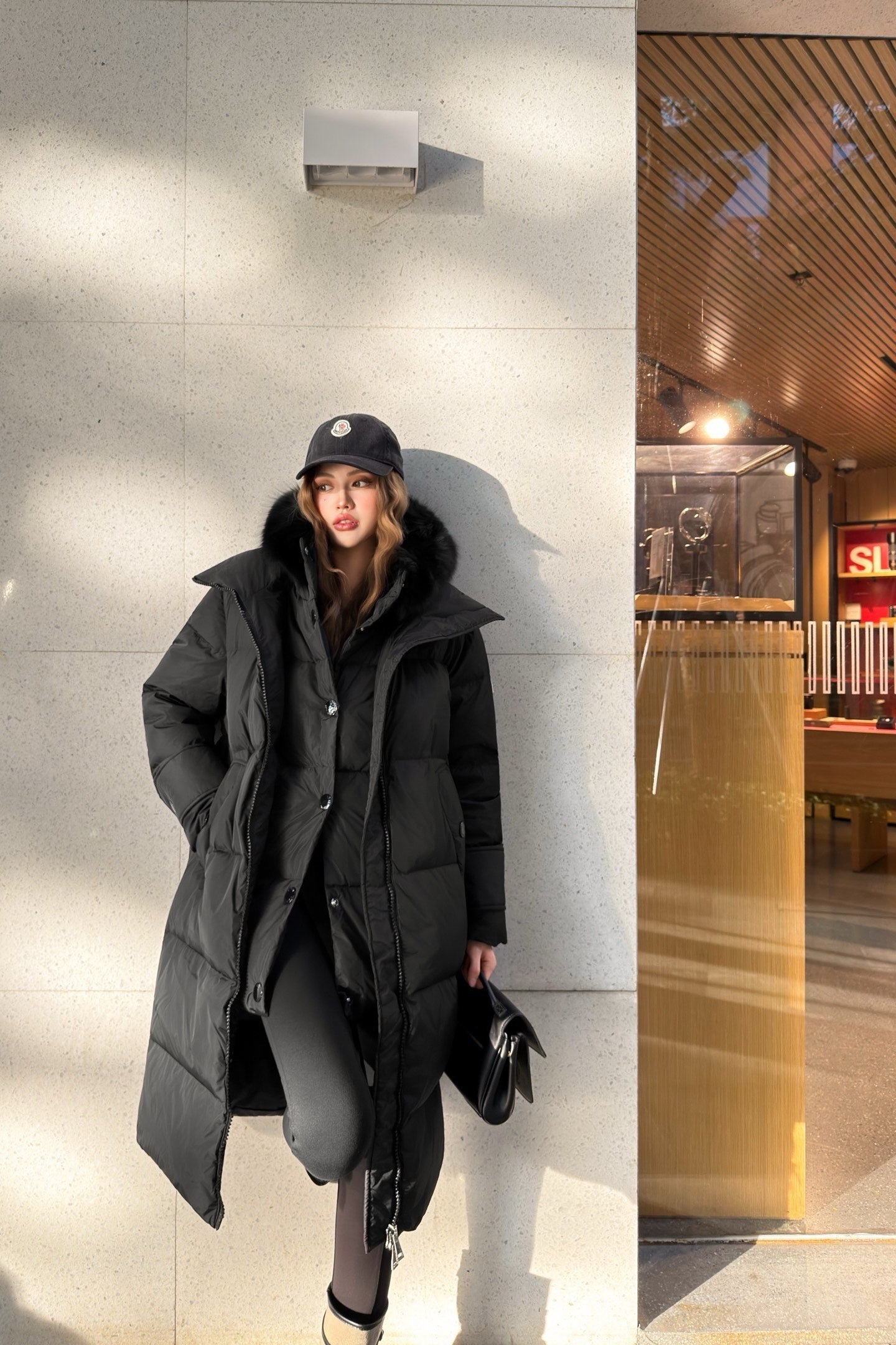 Monc NEW Faux two-piece down jacket