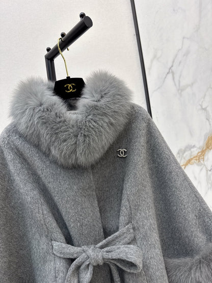 Chan NEW Woolen  cape coat