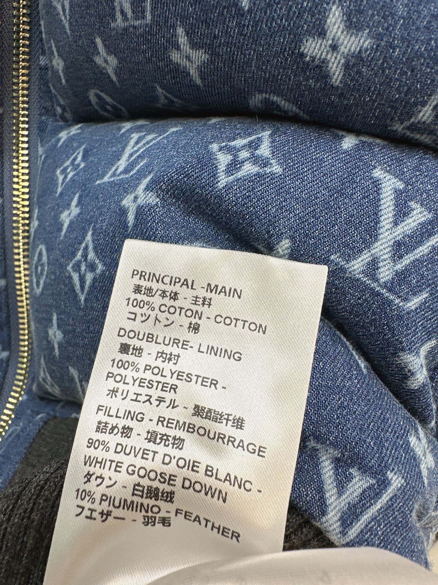 Louis NEW Denim down jacket