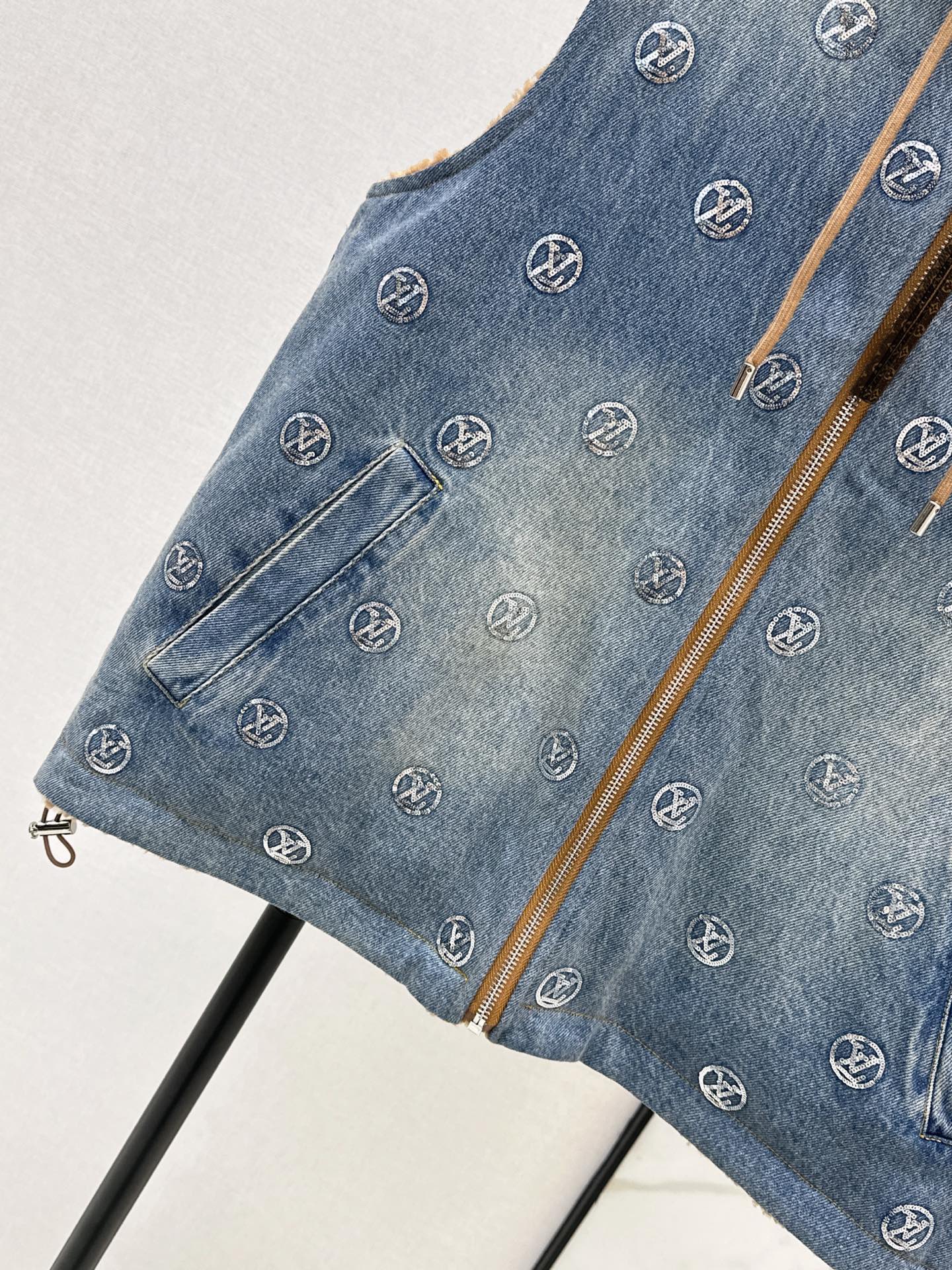 Louis NEW Reversible denim vest