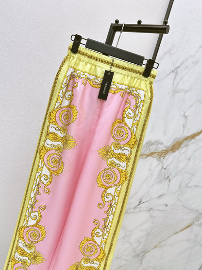 Vers NEW Printed silk pants