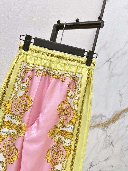 Vers NEW Printed silk pants